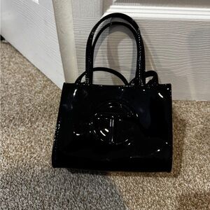Telfar Glossy Black Mini Bag